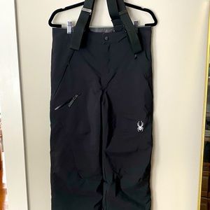 Brand New! Black Boys Spyder ski pants. Size 18